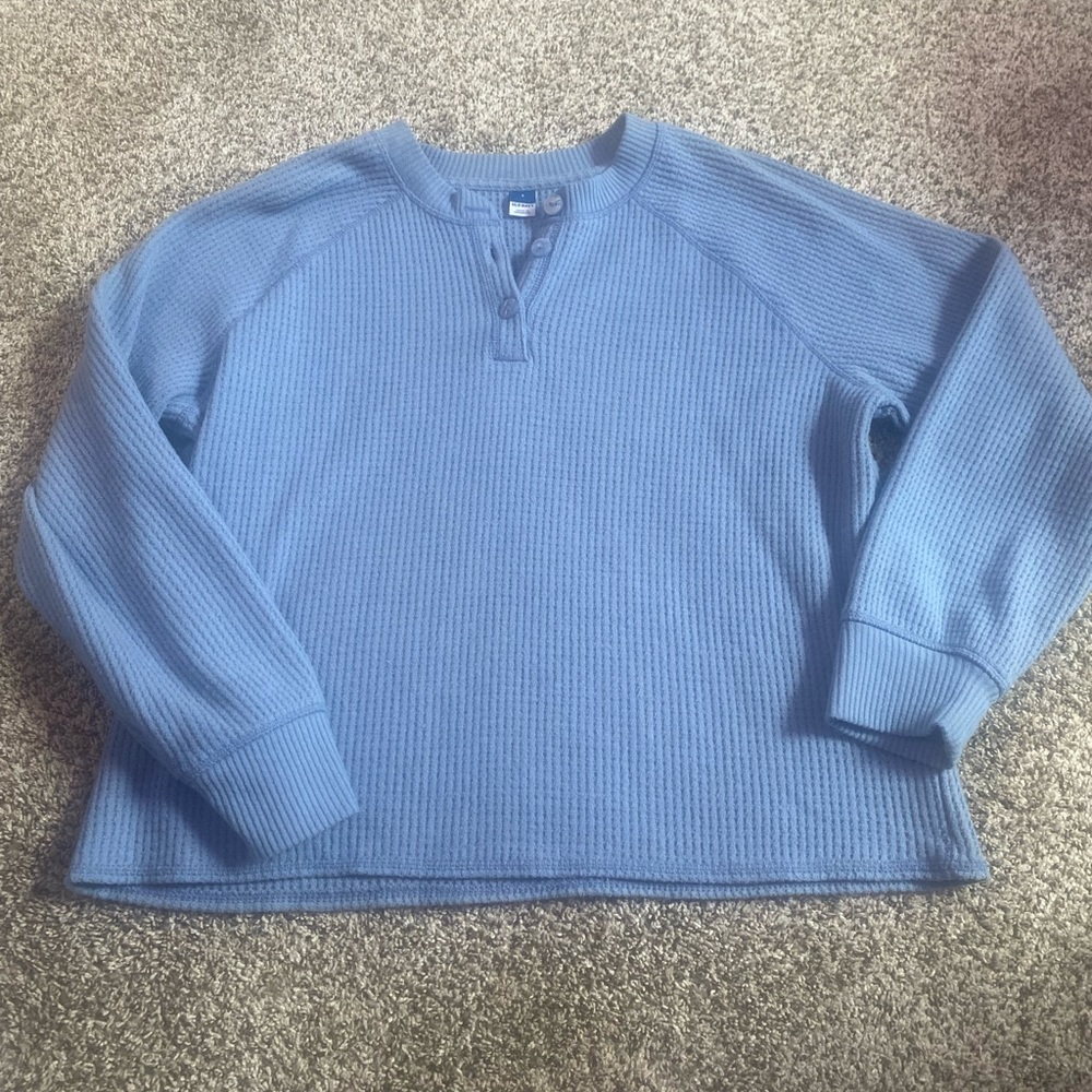 Old Navy blue Button Up Long Sleeve